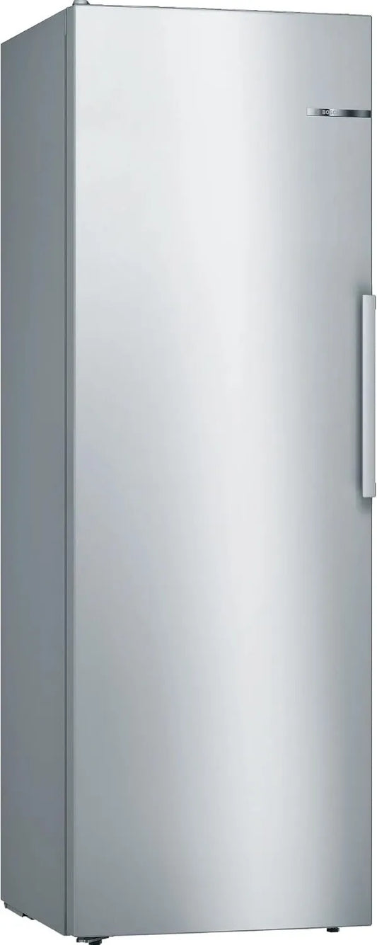 Bosch KSV33VLEP Frigorífico, 176 x 60 cm, iluminação LED, inversor, aço inoxidável, gaveta VitaFresh, Série 4, de pé livre, aço inoxidável