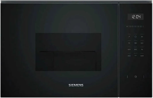 SIEMENS BE525LMB1 Microondas, 20 L, 800 W, encastrado, microondas, preto