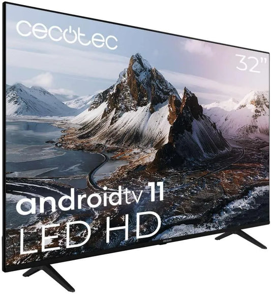 Cecotec ALH30032s. Smart TV, TV, HDR, som Dolby, sem moldura, Android OS, 2 10 W colunas, HDR10, Dolby Atmos, Android 11, 2023, MEMC
