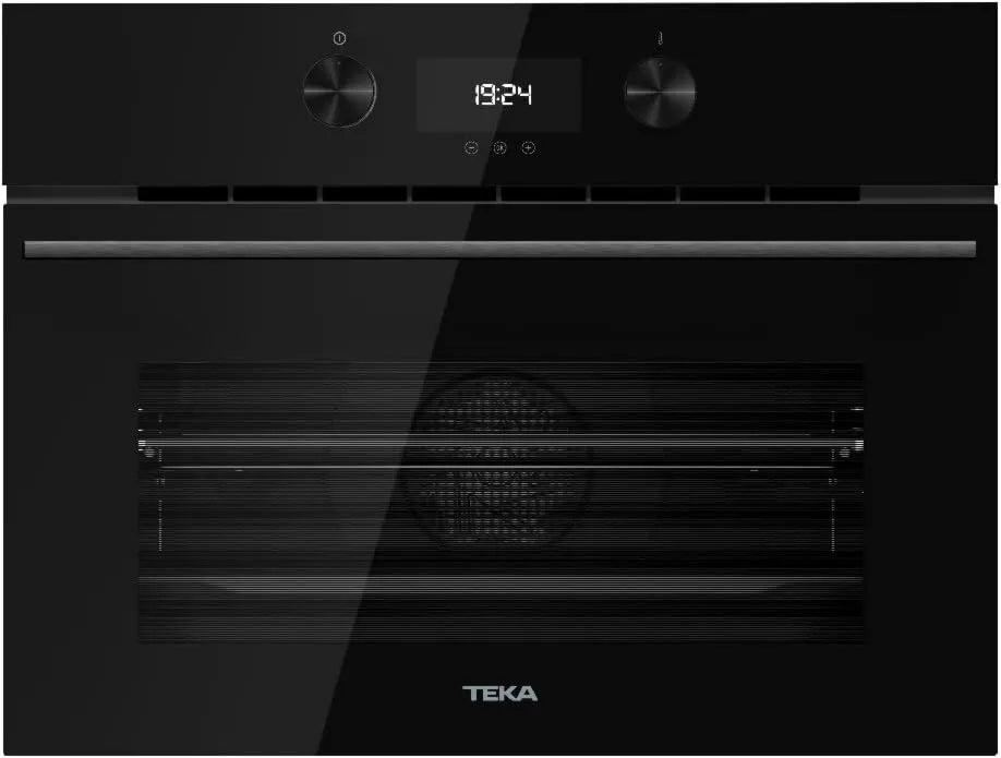 Teka Microondas, 45 cm, 11 programas, toque, preto, sistema de limpeza ECO HydroClean, Touch Control, HLC 8440 C, 3 copos, 11 funções de cozinha