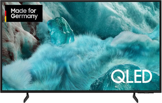 Samsung Q7F2 Smart TV, 108 cm, TV, 4K UHD, QLED, Q4 processador IA, escala 4K, AI Inteligente, Pontos Quânticos para Cores reais