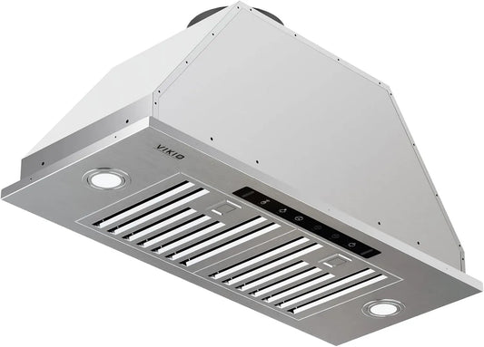 VIKIO HOME Cozinhador com forno, 76, 2 cm, toque, silencioso, exaustor inserto com gesto e toque, fogão exaustor inserto de 980 CFM, conversível sem