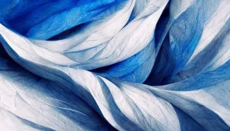 Produto 190764511, adrium Exibir imagem 140 x 80 cm: fundo abstrato azul e branco. Linhas curvas dinâmicas com ondas e curvas de fluido