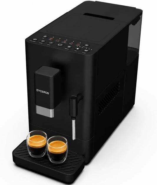 DYCEROS Produto Expresso Moedor superautomático, máquina de café Setosa 15 bar, bico de vapor de espuma de leite