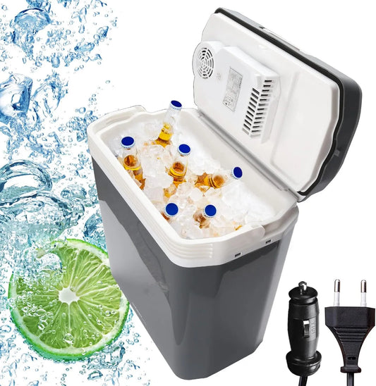 Yakimz Frigorífico elétrico, carro, mini frigorífico portátil, mini frigorífico termoelétrica, calor e refrigeração, saco isotérmico elétrico com Modo
