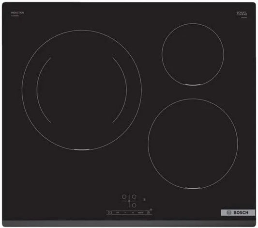 Bosch PUJ631BB5E Placa de indução, 60 cm, 4600 W, placa de cozinha de indução