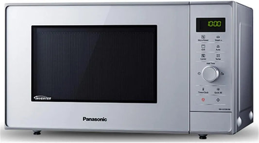 Panasonic NN-GD36HMSUG Microondas, 28, 5 cm, 23 L, 1000 W, 17 programas, vapor, grelha, inversor, microondas, versão FR, Mole Steam