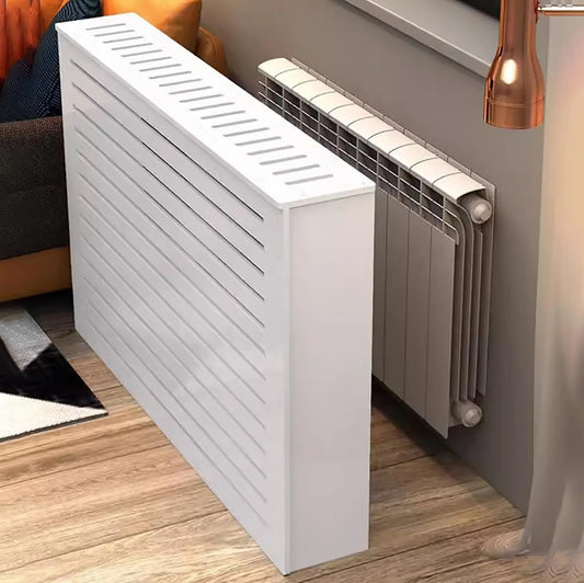 Generic Radiador elétrico, Cache-radiador - Prateleira de aquecimento do chão do casa de banho - Tornos verticais modernos - Vários buracos de ventilação