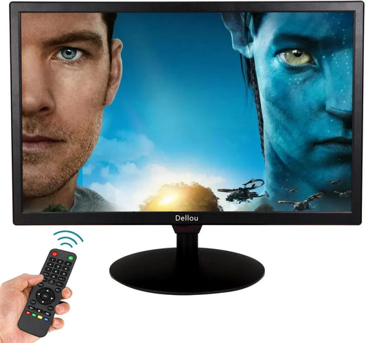Eoulyee Monitor, 20 polegadas, 1600 × 900, Full HD, HDMI, USB, LCD, ecrã de PC, interface BNC multifuncional, VGA