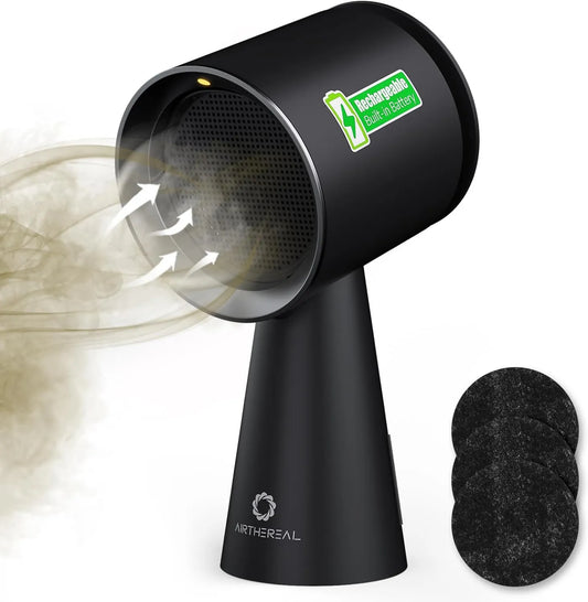 exaustor, capa de cozinha, AIRTHEREAL RH180B, 3 velocidades, móvel, camping
