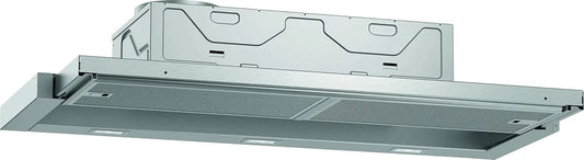 Neff D49ED52x1 N70/60 Vacuum exaustor, 60 cm, classe E de energia, capa de cozinha, recesso, aço inoxidável, escape ou recirculação