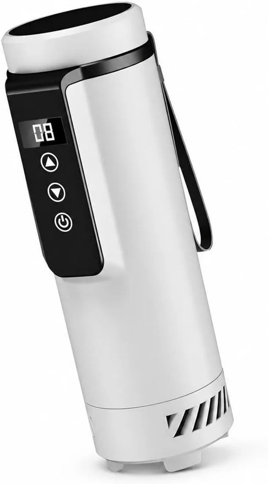 Azarton Produto recarregável por USB, bolsa de refrigerante fino para diabéticos, com exibição de temperatura em tempo real, para armazenamento de