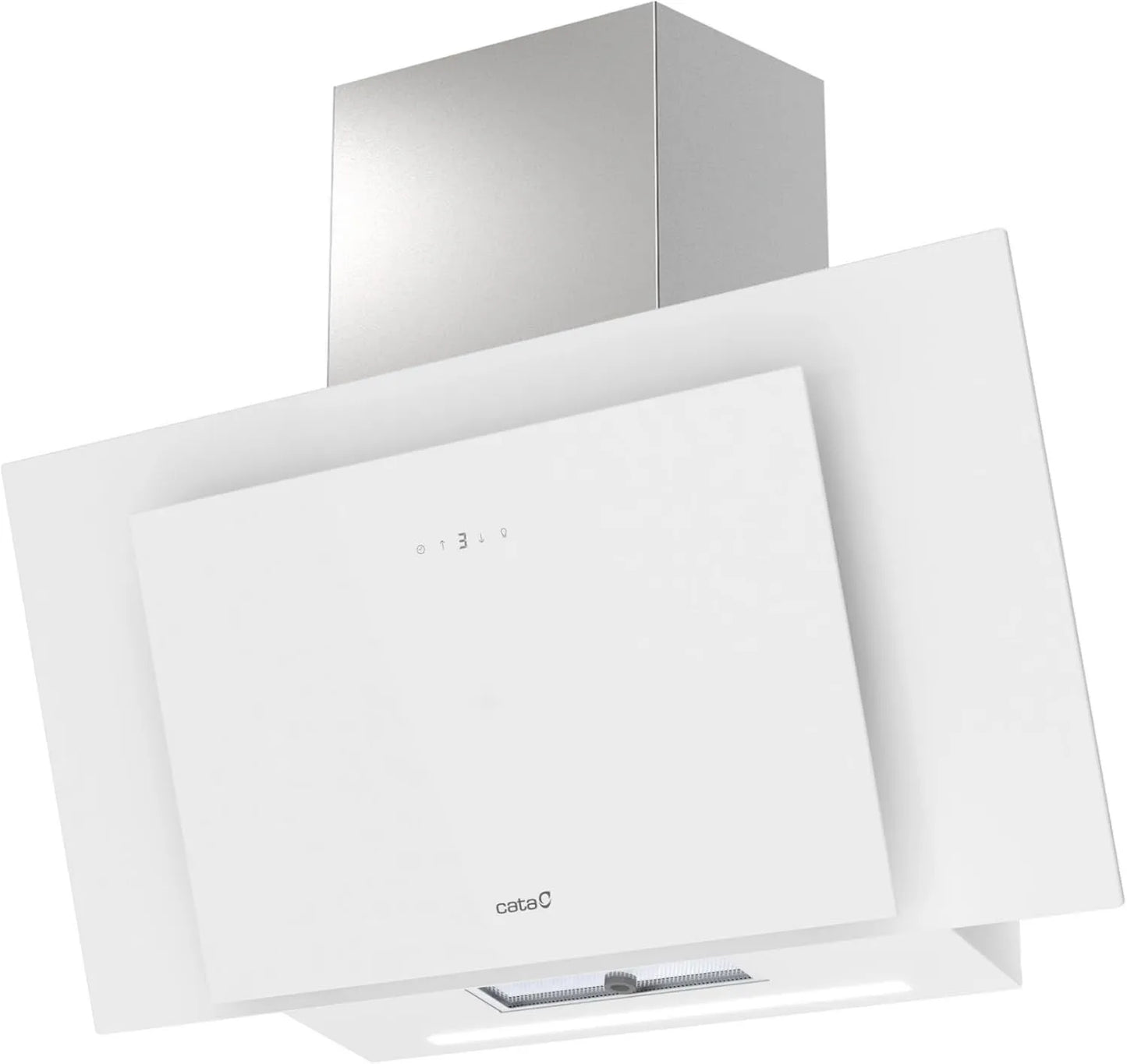 CATA m3/h exaustor, 70 cm, 983 m3/h, capa de cozinha, calma, branca