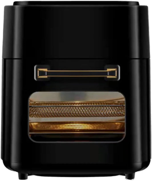 HYQFSAD Forno elétrico, 15 L, 1400 W, toque, grelha, vapor, aço inoxidável, torrada, fritura, cozinhar