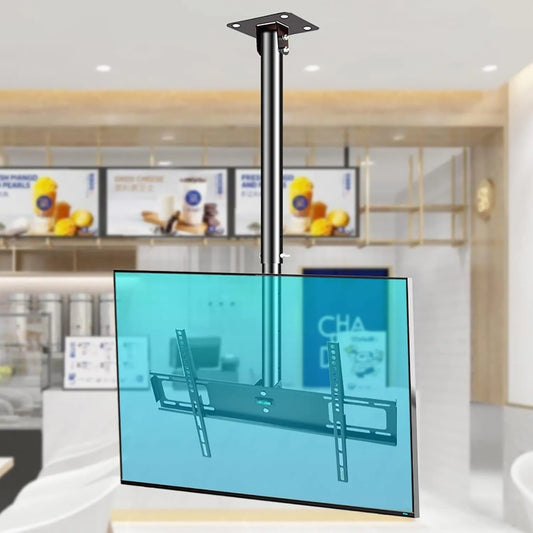 Generic 50 polegadas armário de TV, suporta até 55 kg, suporte de TV no teto, projeto de dobragem, inclinação ajustável e pivô