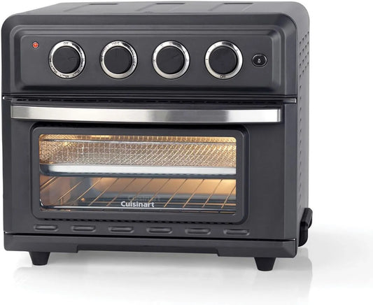 CUISINART Forno elétrico, 17 L, grelha, 30% mais rápido, 2 níveis de cocção, grande capacidade de 17L, 7 em 1: fritado, Fritadeira de ar, grelha, Kitchenart Mini-oven
