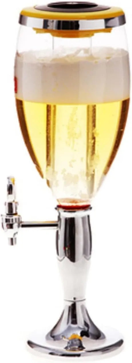 LxYDPZ Produto Distribuidor de cerveja de plástico Distribuidor de cerveja com bico de derramamento Distribuidor comercial de bebidas com luzes e luzes
