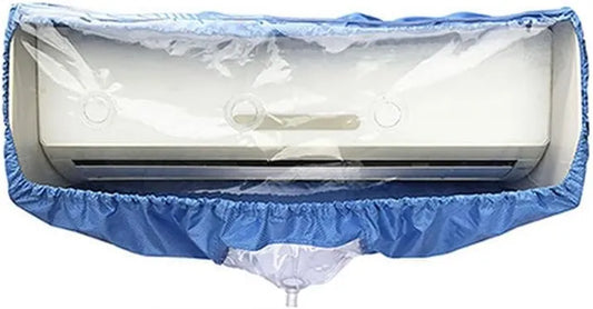 Ar condicionado, 130 cm, 3S SuperSamaStore Proteção cobertura para limpeza e saneamento de Split, L 100-130 cm, Cobertura protetora em lona