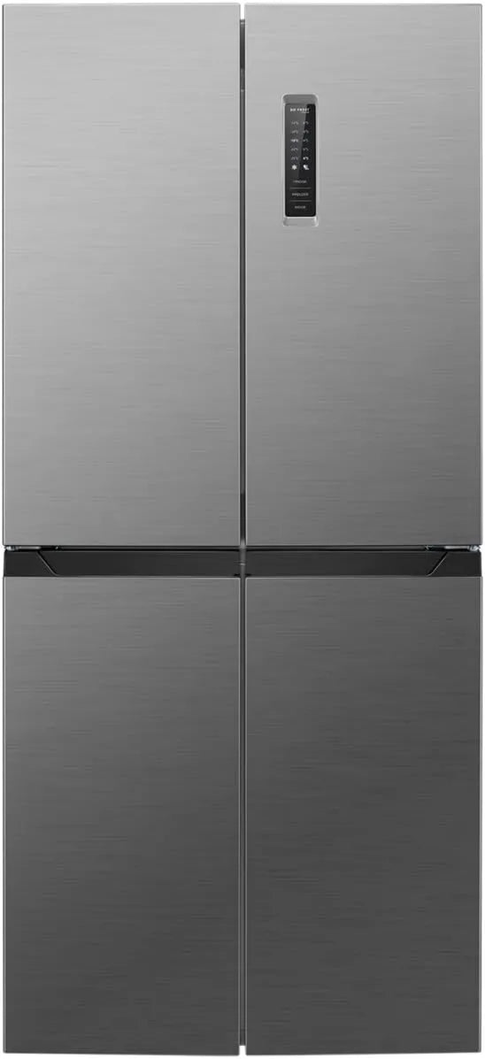 Bomann Congelador, 362 L, iluminação LED, 2 zonas de temperatura, aço inoxidável, armário congelador, aço inoxidável, regulação de temperatura