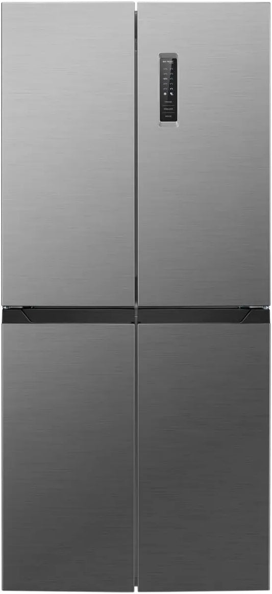 Bomann Congelador, 362 L, iluminação LED, 2 zonas de temperatura, aço inoxidável, armário congelador, aço inoxidável, regulação de temperatura