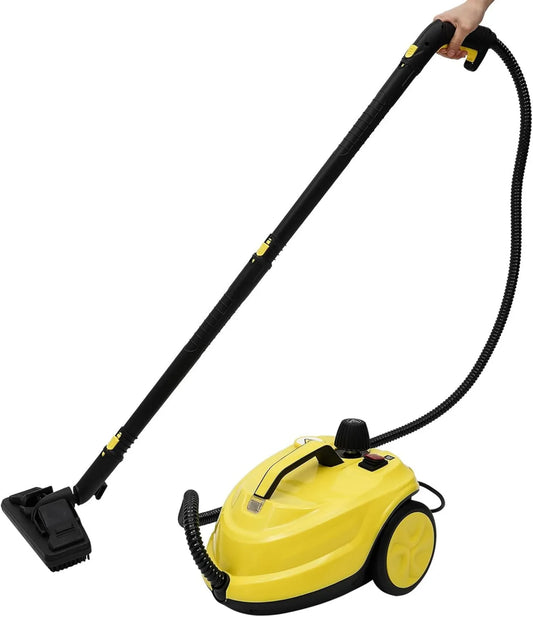 FENGLY Lavador de vapor, 8 L, 2000 W, tanque grande, uso do chão, cozinha, carro, janelas e sofá, 13 acessórios e 3 m cabo de alimentação