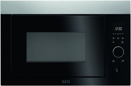 AEG MBE2657S-m Microondas, 26 L, 900 W, encastrado, microondas, 500 kWh, iluminação interior