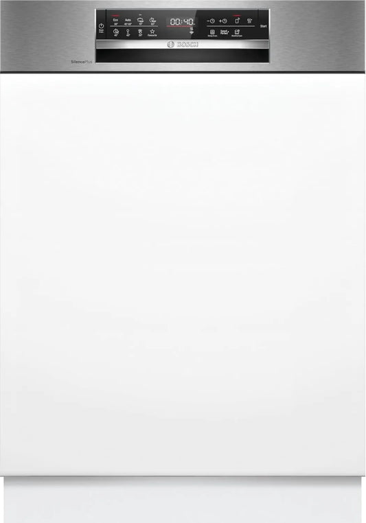 Bosch SMI6ECS12E Máquina de lavar loiça, 60 cm, Home Connect, built-in, aço, Série 6, Zona Extra Limpa: limpeza intensiva para contaminantes persistentes