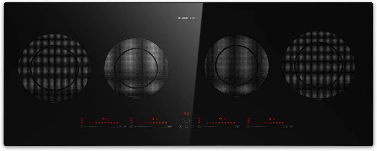 KLARSTEIN Induction Plate, Induction Cooking Table, Klarstein Electric Cooking Table with 5 Induction Plates, Low Consumer