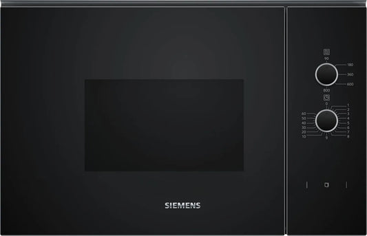 SIEMENS BF520LMA1 Microondas, 20 L, 800 W, encastrado, microondas, preto