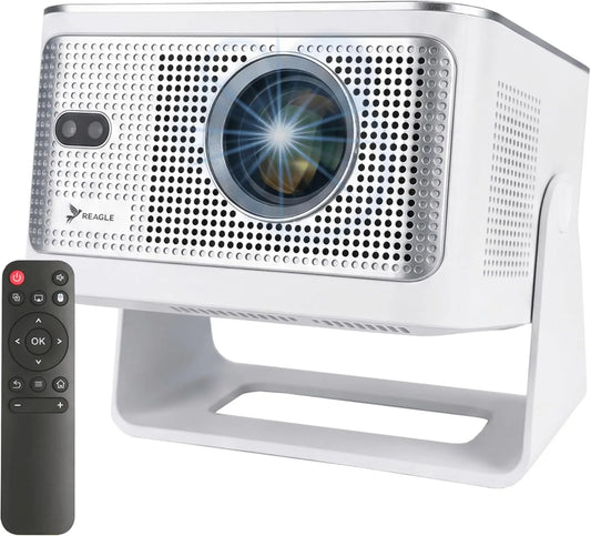 Smart TV, 140 polegadas, TV, Reagle R-MOVIELUM-P41 1080p, HDMI, USB, Wi-Fi, laptop, Android OS, Full HD