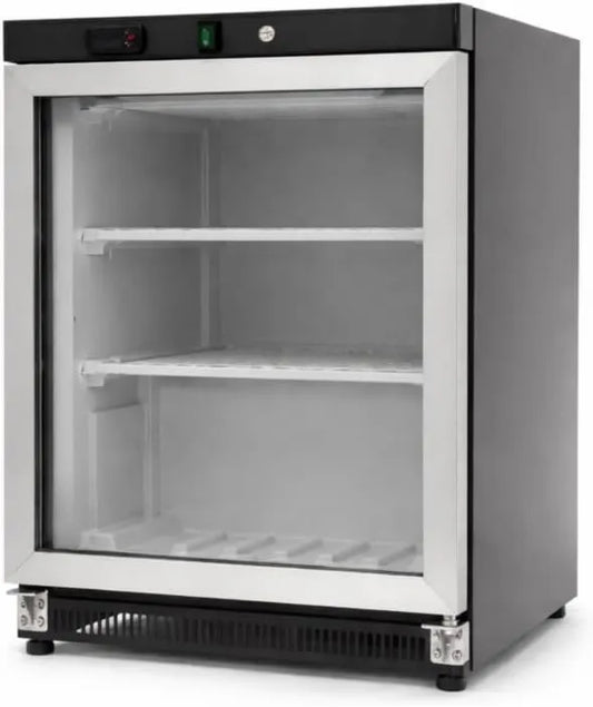 Générique Congelador, 200 L, Vidro, Aço inoxidável, Genéricos Gelados Guarda-roupa Negativo 200 Litros - Congelador com porta Vitreous Moldura de aço inoxidável