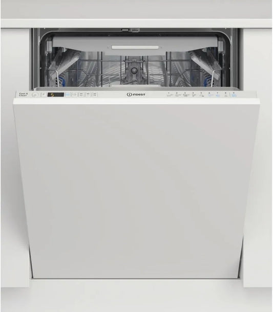 Máquina de lavar loiça, 60cm, classe energética D, Indesit DIO3T131AFE, encastrado, 14 talheres, largura de 60cm