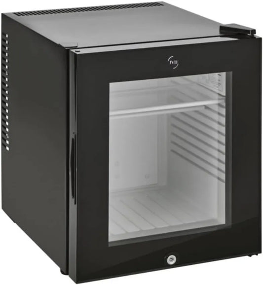 Produto compacto e 100% silencioso, porta JVD Minibar TA 40L encaixada, termoabsorvente