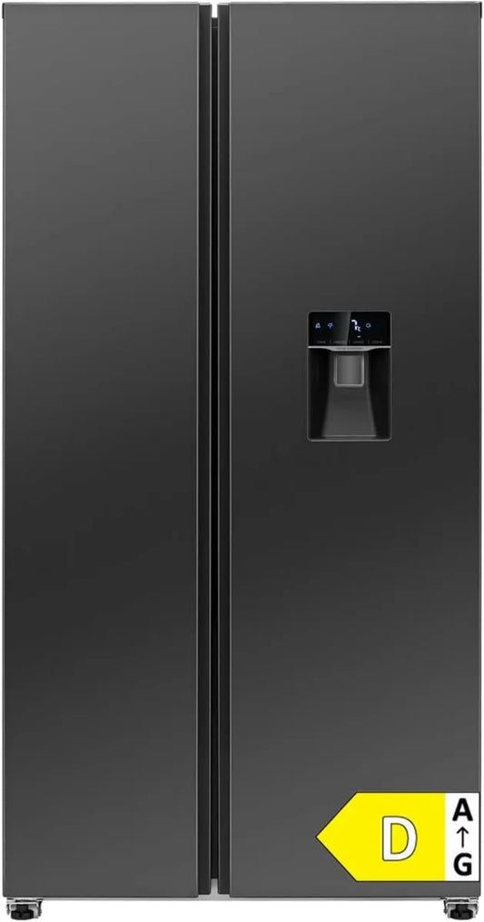 Bomann Congelador, 439 L, classe energética D, iluminação LED, armário congelador, preto, grande volume, congelador encastrado, distribuição otimizada