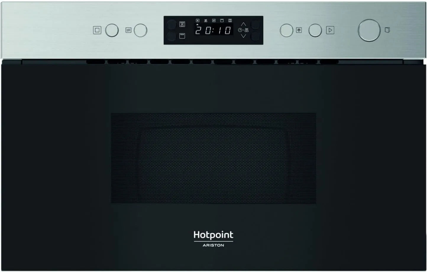 Hotpoint Microondas K12C, 22 L, 750 W, encastradas, aço inoxidável, microondas, HAM x