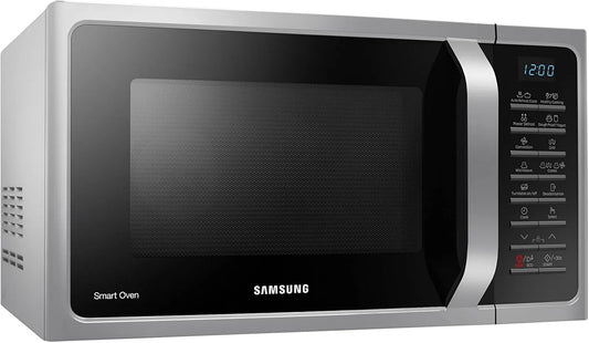 Samsung Microondas, 28 L, 900/1500 W, grelha, microondas, grelha 1500 W, prata 28 L