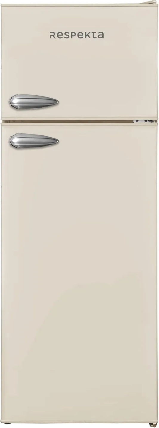 Respekta KS144VC Congelador, 213 L, 145 x 54 cm, congelamento rápido, armário congelador, Respekta Retro frigorífico com congelador, des-gelo