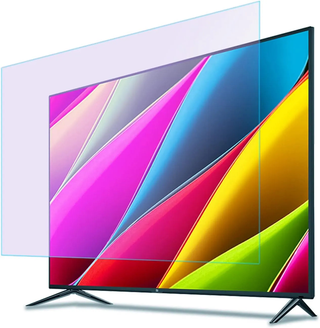 JHZDx Smart TV, 55 polegadas, TV, 4K UHD, QLED, OLED, HDTV, ecrã LCD, azul, 55' 1211 * 682, Anti-Brightening TV Screen Protector