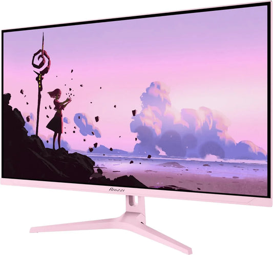 modelo 1440p, HDR10, Arozzi Nova Gamer 32 Inch ecrã 180Hz QHD Pink, 100% sRGB, Adaptative Sync, sem piscar, PC e console compatível