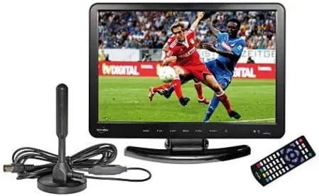 BM SONIC Smart TV-110-DVD, 15, 4 polegadas, TV, HDMI, USB, LCD, preto, 4 polegadas encastrado DVD Player TNT HDMI USB SD Preto