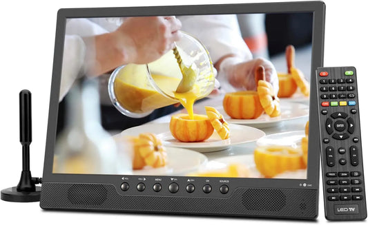KCR Smart TV, 14.0 polegadas, TV, HDMI, USB, portátil, DVB-T2, 0 Inches Freeview, entrada AV, porta USB, entrada HDMI, comando à distância, Bateria