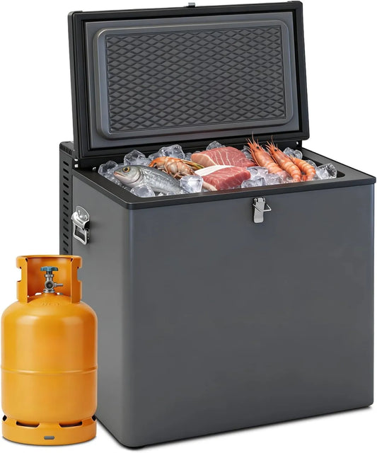 SMETA Congelador, 70 L, 12 V, camping, preto, Casa de férias, Gás para garagem Cabanon, SMITA Congelador Camping 70L Congelador Trimixte 12V 220V