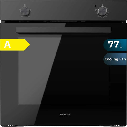 Cecotec Bolero Hexa C126000 Forno elétrico, 77 L, 2800 W, 4 programas, aço inoxidável, base de vapor x2, 4 funções, 5 posições, modo de convecção