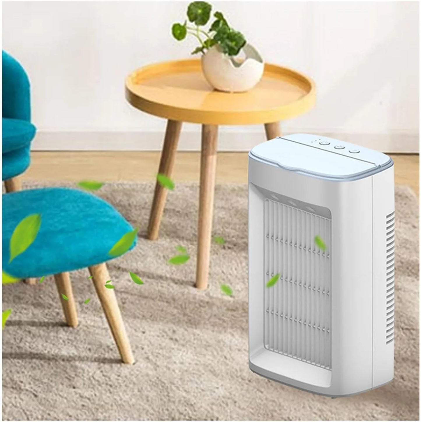 LIPJIA Ar condicionado, USB, Profissional, silencioso, Ventilador pessoal, Ar condicionado doméstico USB 3 em 1
