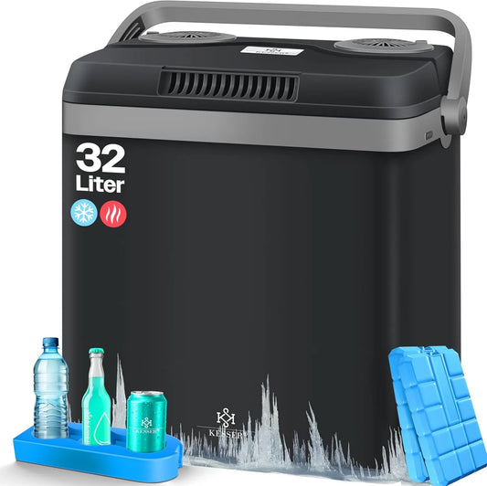 KESSER Frigorífico, 32 L, 12 V, termoelétrico, 230 V saída, mini-frigorífico