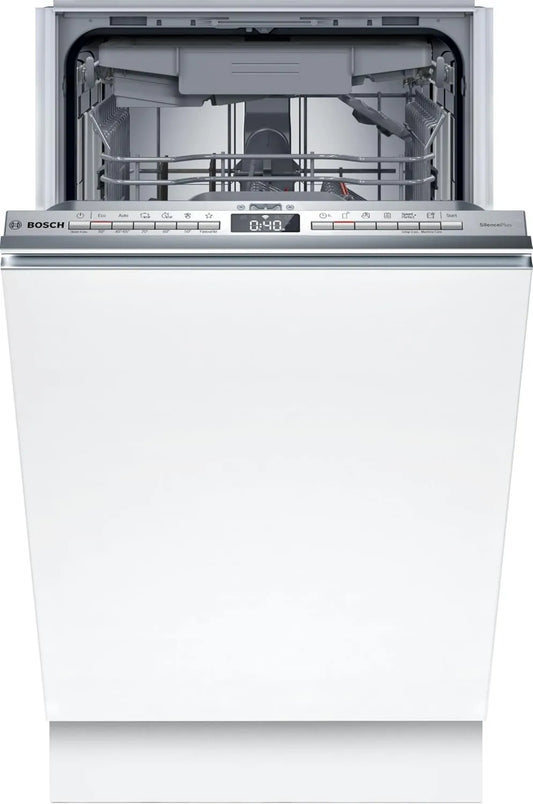 Bosch SPV4EMx17E Máquina de lavar loiça, 45 cm, higiene, Home Connect, formato fino, tudo encastrado, silencioso, Série 4, superior com 70°C Intensivos e