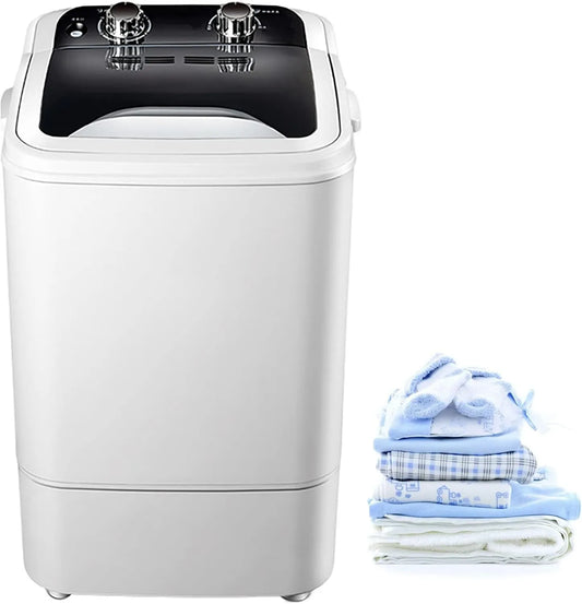 Generic Máquina de lavar roupa, 220 V, portátil, ideal para viagens, máquina de lavar compacta portátil para caravanas e pequenos apartamentos