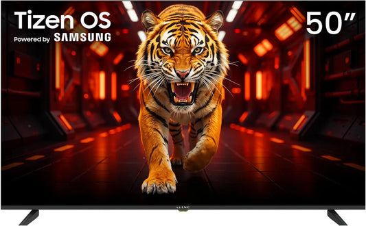 KIANO Samsung Elegance Smart TV, 50 polegadas, 3 HDMI, TV, 4K UHD, Tizen OS, sintonizador triplo DVB-T2, S2, som Dolby, USB, Wi-Fi, gravação PVR, 126