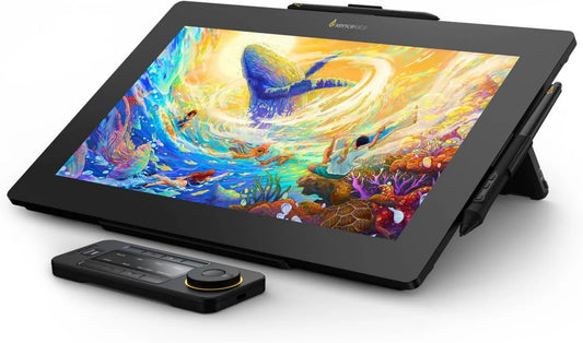 Produto Cavalo Móvel e 2 Estilos Compatível com Windows-Arm, Windows, Mac, Linux, xENCELABS Pen ecrã 16 Pacote 4K OLED 16' Professional