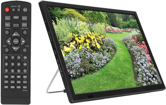 BTER Smart TV 1080P, 16 polegadas, TV, HDMI, USB, laptop, Digital Tuner, Entrada, saída AV, rádio FM, Localização do cartão de memória
